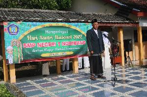 KEGIATAN HARI SANTRI NASIONAL TAHUN 2022 SMP NEGERI 1 NGIMBANG