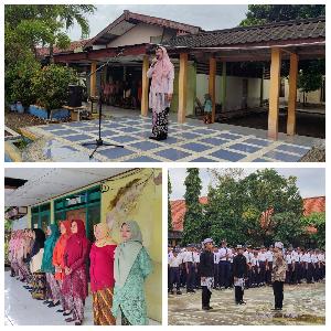 Peringati Hari Kartini SMPN 1 Ngimbang Gelar Apel dan Penghargaan Siswa Berprestasi