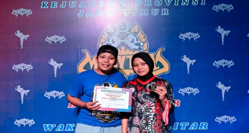 Azalea Zivanna Raih Juara 2 Muay Thai Tingkat Provinsi Jawa Timur