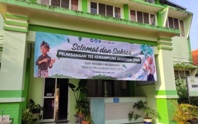 Pelaksanaan Tes Kemampuan Akademik (TKA) SMPN 1 Ngimbang Tahun Pelajaran 2025/2026 Berjalan Lancar
