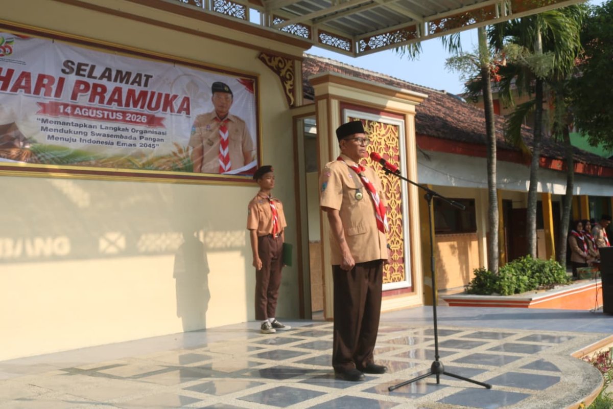 Peringati Hari Pramuka ke-65, SMPN 1 Ngimbang Tekankan Peran Generasi Muda Menuju Indonesia Emas 2045